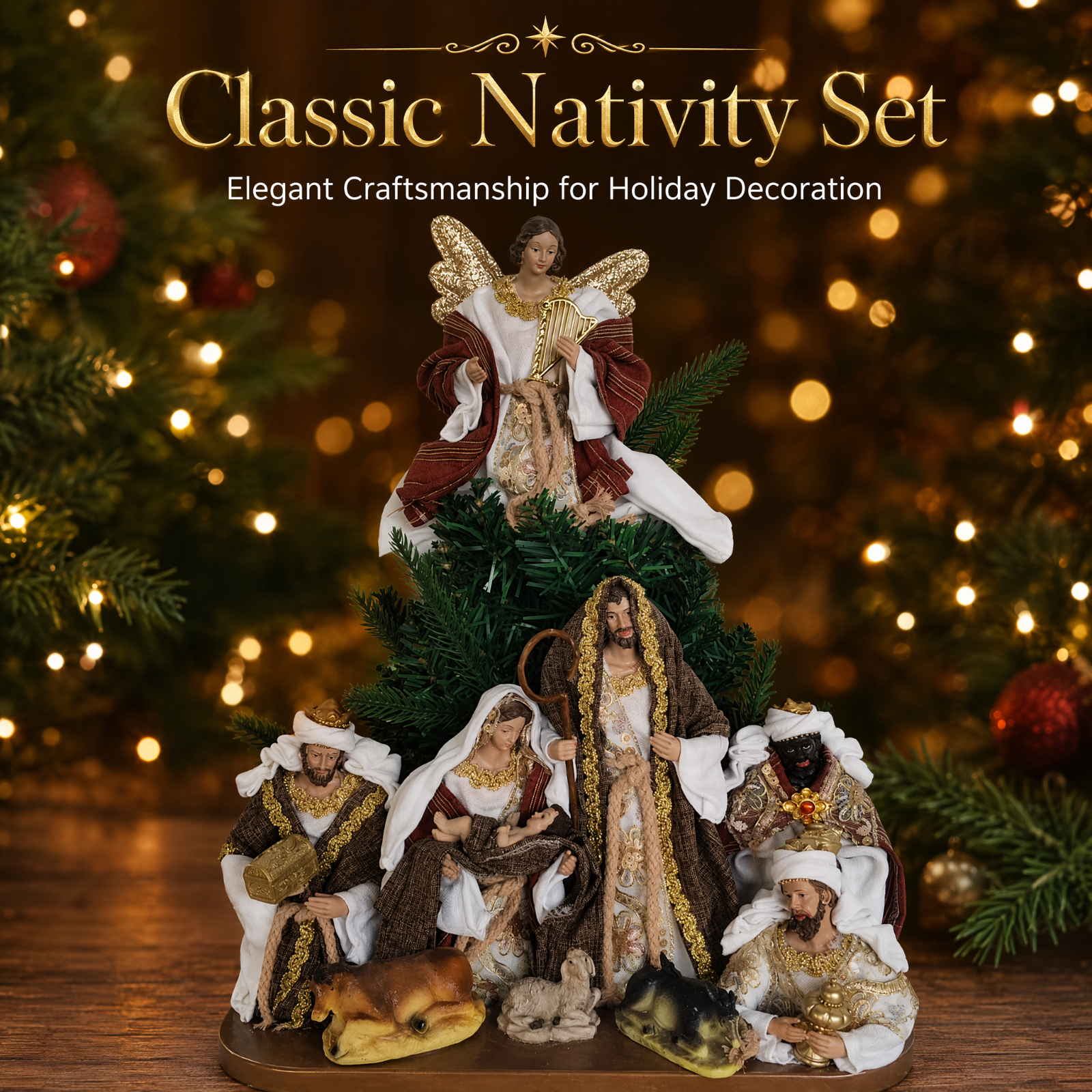 Classic Multi-Figure Nativity Set